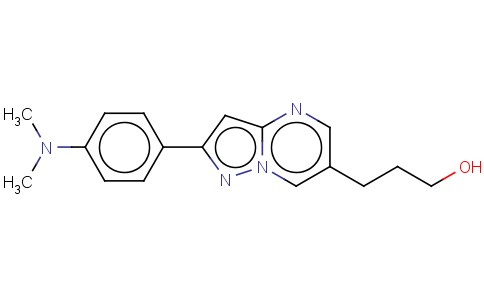 3-(2-[4-(DIMETHYLAMINO)PHENYL]PYRAZOLO[1,5-A]PYRIMIDIN-6-YL)PROPAN-1-OL